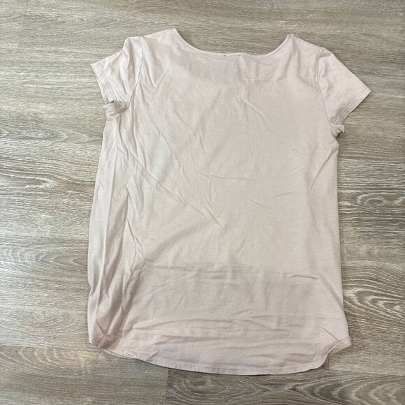 Ann Taylor Beige Pearl Necklace Top Size XS - Picture 3 of 5